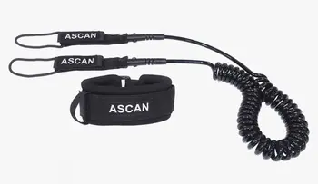Ascan Board Leash 11 ft coiled Markenware